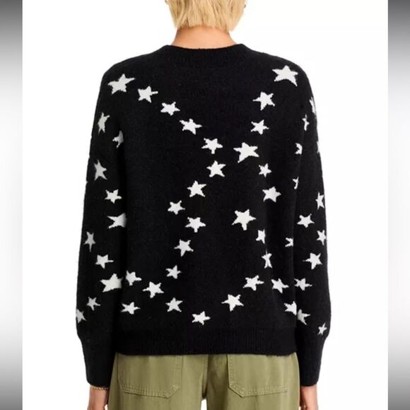 NWT Rails Kana Sweater Black Stars Cashmere/Wool Blend XXS - Picture 6 of 13
